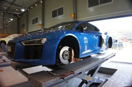 다시 찾아주신 아우디 R8 V10 PLUS 블랙 유광 휠도색. / 용인 처인구