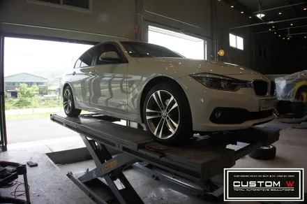 BMW F30 320D 스포츠라인 18인치 휠 상처수리후, 다이아몬드 컷팅 복원. / 용인 처인구