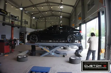 잘못된 휠수리로 고생하신 고객분.. BMW F80 M3 437M 휠복원 작업. / 용인 처인구