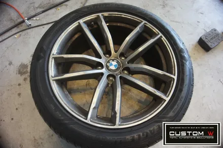 BMW G30 5시리즈 블랙유광 휠도색. / 용인 처인구