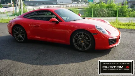 포르쉐 카레라 911 MK2 맷블랙 휠도색, 레드 캘리퍼도색 / 용인 처인구