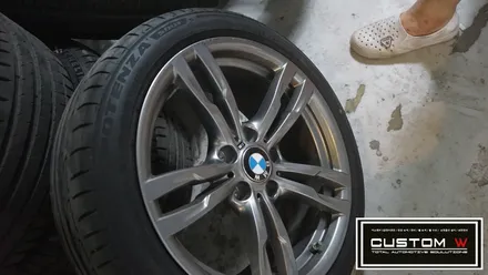 BMW 3시리즈 페릭그레이 컬러 18인치 441M 휠복원. / 용인 처인구