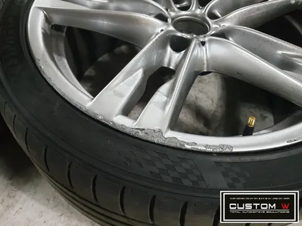 BMW 640D 휠상처 수리후, 하이퍼 실버  휠도색.! 커스텀W / 용인 처인구