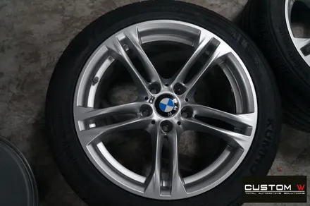 BMW F10 520D M 에어로 다이나믹 프로 에디션 휠 상처 수리, 블랙유광 휠도색 + 부식 녹 제거 후, 캘리퍼 도색. / 용인 처인구