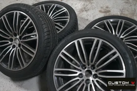 자주 입고 되는 BMW G30 530i 664M 휠 하이그로시 블랙 검정 유광 휠도색.커스텀W / 용인 처인구