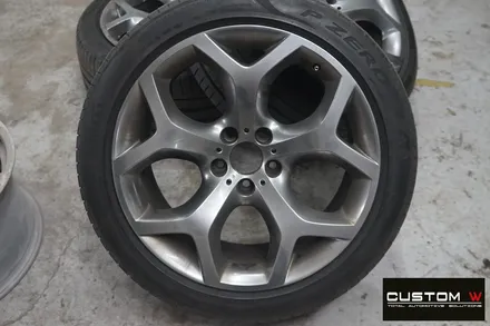 BMW X6 20인치 Y스포크 휠 상처 수리 후, 고스트 크롬 휠도색. / 용인 처인구