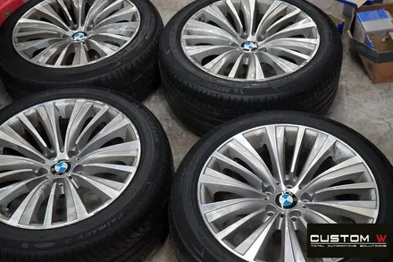 BMW 5GT 19인치 다이아몬드 컷팅 휠 상처 수리 휠복원. / 용인 처인구
