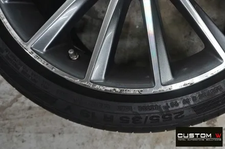 벤츠 C220d 마차휠 다이아몬드 컷팅 휠복원 / 용인 처인구