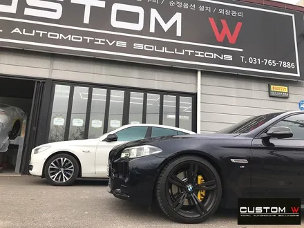 BMW F10 530d M5 st 20인치 휠 상처 수리 후 블랙유광 휠도색 / 용인 처인구