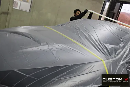 벤츠 CLA250 블랙실버 무광 투톤 휠도색 + 레드 캘리퍼 도색 / 용인 처인구