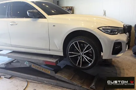 BMW G20 330i 블랙유광 휠도색 / 용인 처인구