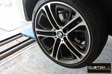BMW X4 310M 20인치 휠 상처 수리 후 다이아몬드 컷팅 휠복원 / 용인 처인구