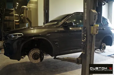 BMW X3M 21인치 블랙유광 휠도색 / 용인 처인구