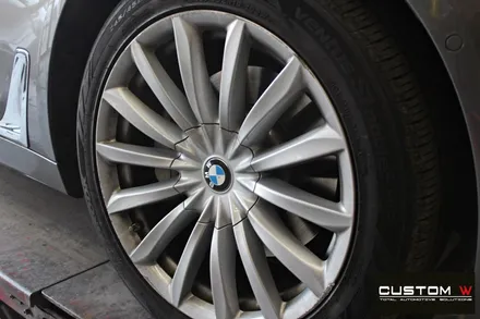 BMW G12 730Ld 휠 상처 수리 후 실버 휠복원 / 용인 처인구