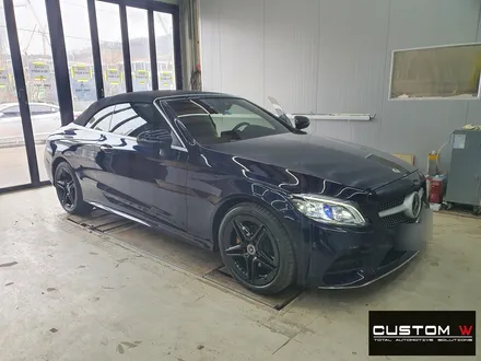 벤츠 W205 C클래스 카브리올레 순정 어라운드뷰 360도카메라 설치. / 용인 처인구