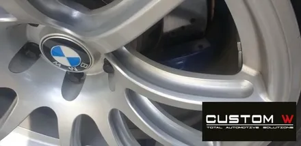 APEX SM-10 19인치 휠 상처 수리 후 건메탈 휠도색 / 용인 처인구