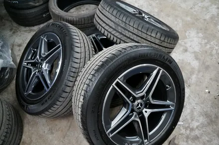 벤츠 GLC220d 블랙유광 휠도색 + 레드 캘리퍼 도색 / 용인 처인구