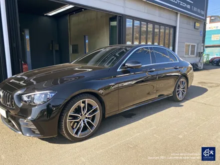 벤츠 E53 AMG 블랙실버 투톤 휠도색 + 레드 캘리퍼 도색 / 용인 처인구