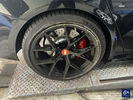 BMW 428i BBS FIR 휠수리 후 블랙유광 휠도색 / 용인 처인구