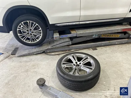 BMW X3 블랙유광 휠도색 / 용인 처인구