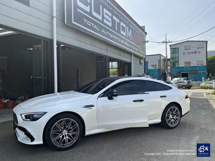 벤츠 신형 GT43 AMG 블랙유광 휠도색 + 애시드 그린 캘리퍼 도색 / 용인 처인구