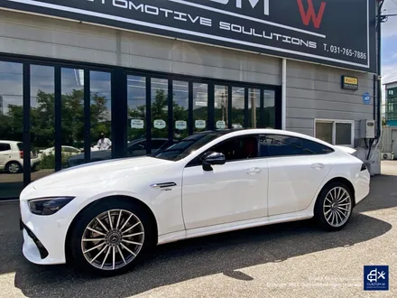 벤츠 GT43 AMG 블랙 실버 투톤 휠도색 & 카본 세라믹 골드 캘리퍼 도색 / 용인 처인구