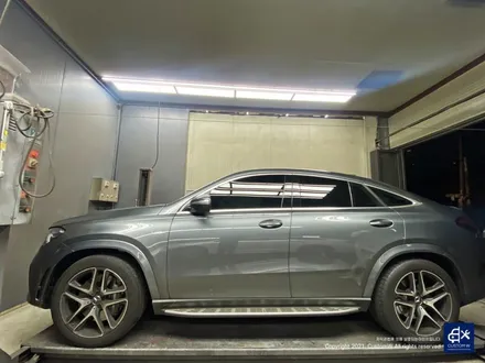 벤츠 GLE53 AMG 쿠페 블랙유광 휠도색 + 레드 캘리퍼 도색 / 용인 처인구