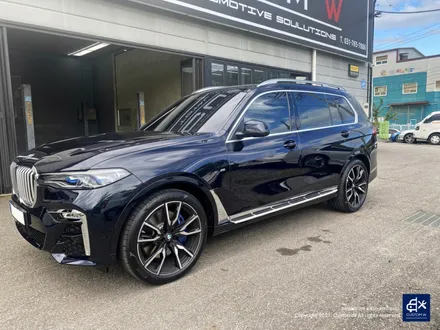 BMW X7 755M 블랙유광 휠도색 + 레드 캘리퍼 도색 / 용인 처인구