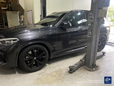 BMW X3M 765M 휠수리 후 블랙유광 휠도색 / 용인 처인구