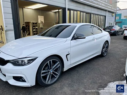 BMW 420d 휠수리 후 블랙유광 휠도색 + 레드 캘리퍼 도색 / 용인 처인구