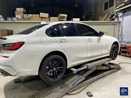 BMW G20 330i 휠수리 후 블랙유광 휠도색 / 용인 처인구