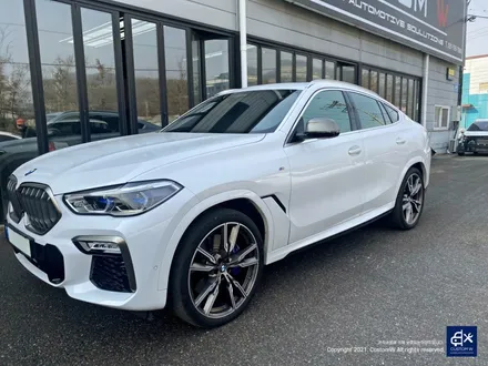 BMW X6 M50d 747M 22인치 블랙유광 휠도색 + 애시드 그린 캘리퍼 도색 / 용인 처인구