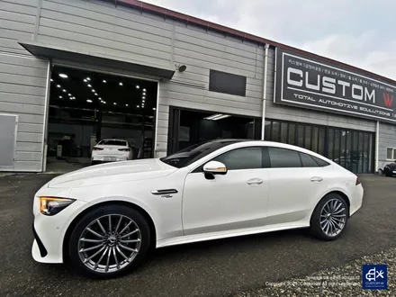 벤츠 GT43 AMG 휠수리 후 블랙유광 휠도색 + 레드 캘리퍼 도색 / 용인 처인구