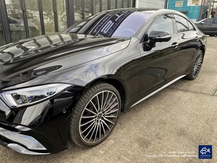 벤츠 CLS450 신형 20인치 마차휠 블랙 실버 투톤 유광 휠도색 + 옐로우 캘리퍼 도색 / 용인 처인구