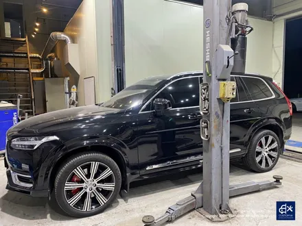 볼보 XC90 휠수리 후 블랙유광 휠도색 / 용인 처인구