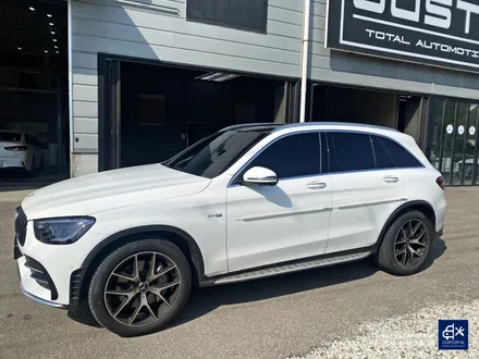 벤츠 GLC43 AMG 휠수리 후 투톤 유광 휠도색 + 레드 캘리퍼 도색 / 용인 처인구