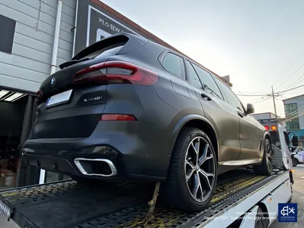 BMW G05 X5 40i 21인치 741M 휠수리 후 블랙유광 휠도색 / 용인 처인구