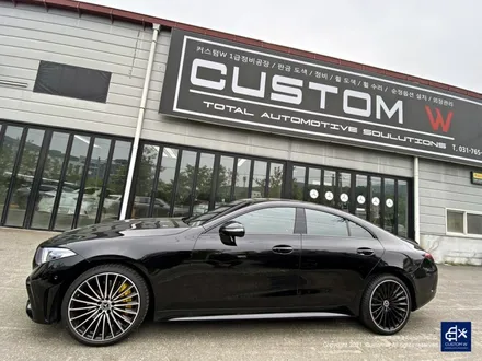 벤츠 CLS450 휠수리 후 블랙 실버 투톤 유광 휠도색 / 용인 처인구