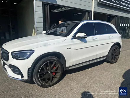 벤츠 GLC43 AMG 휠수리 후 블랙 실버 투톤 유광 휠도색 / 용인 처인구