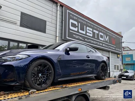 BMW M4 컴페티션 826M 휠수리 후 블랙유광 휠도색 / 용인 처인구