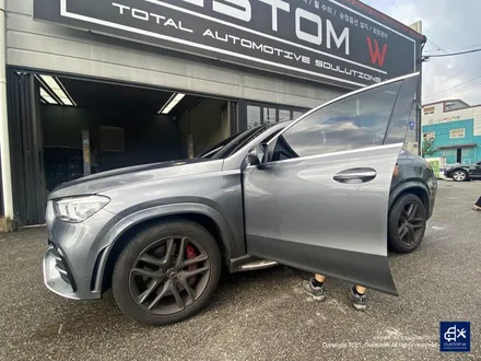 벤츠 GLE53 AMG 휠수리 후 블랙유광 휠도색 / 용인 처인구
