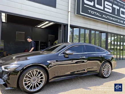 벤츠 GT43 AMG 블랙 실버 투톤 유광 휠도색 / 용인 처인구