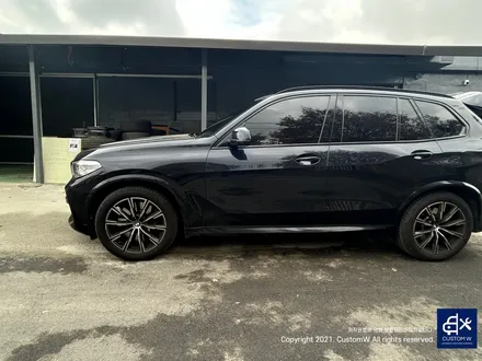 BMW G05 X5 740M 20인치 휠 상처 수리 후, 유광 블랙 휠도색 / 용인 처인구