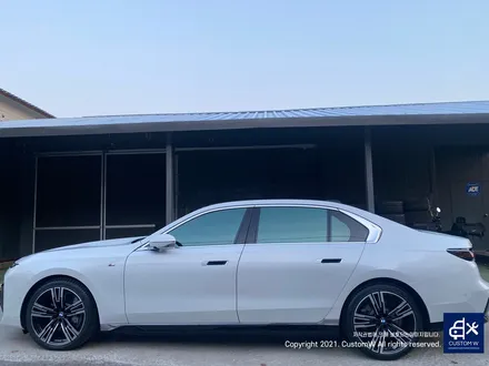 와_! 이게 플렉스다_! 전기차 럭셔리 세단 BMW I7 블루 캘리퍼 도색 고객과의 소통을 중요시하는 커스텀 W (feat. 훈훈한 카톡 내용 캡처 ) / 용인 처인구