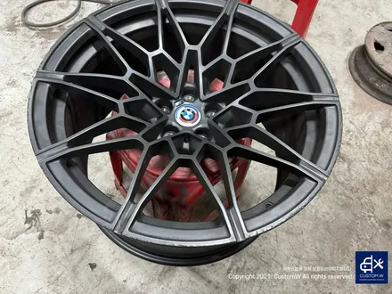 BMW G80 M3 컴페티션 826M 오빗 그레이 (사틴 그레이) 휠 상처 수리 후, 휠 복원 도색 / 용인 처인구