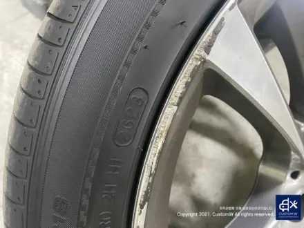 BMW F30 397M 휠 상처 수리 후, 골드 휠 도색 / 용인 처인구