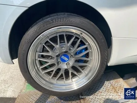 BMW E92 M3 BBS LM 투피스 휠 분해 후, 스포크 오렌지 골드 도색 + 림 폴리싱 작업 / 용인 처인구