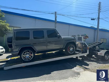 신차 출고 후 곧바로 입고_!  유니크한 멋진 바디 컬러_!! 벤츠 G 바겐 G63 AMG 22인치 투톤 무광 휠도색 작업으로 완성체로 만들었어요 : - ) / 용인 처인구