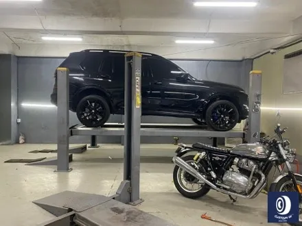 BMW G07 X7 m60i 755M 22인치 휠 상처 수리 후, 블랙 유광 복원 도색 / 용인 처인구