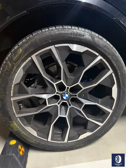 BMW X7 913M 22인치 휠 상처 수리 후, 다이아몬드 커팅 휠 복원 / 용인 처인구